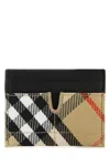 Burberry Printed E-canvas Card Holder In Printed