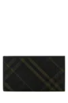 Burberry Multicolor Printed E-canvas Wallet In Printed