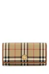Burberry Women Printed Canvas And Leather Continental Wallet In Printed