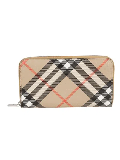 Burberry Wallets Sand In Brown