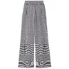 Burberry Warped Houndstooth Jacquard Wool-blend Trousers