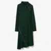 Burberry Warped Houndstooth Wool Blend Dress