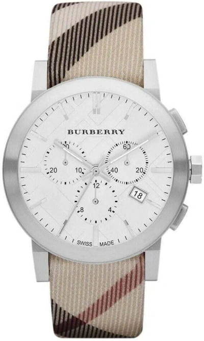 Pre-owned Burberry Watch Bu9357 42mm Watch Saphire Crystal 50m/165 Feet Swiss Made 13780