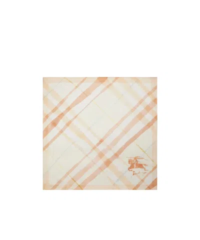 BURBERRY BURBERRY WATERCOLOUR EKD MOTIF CHECKED SCARF