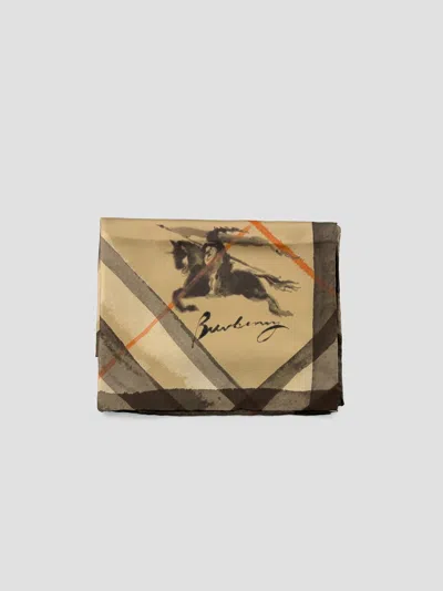 Burberry Watercolour Oblong Bag In Brown