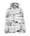 BURBERRY WATERCOLOUR PRINT HOODED JACKET