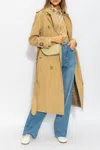 Burberry ‘waterloo' Trench Coat In Beige