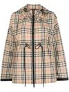 BURBERRY BURBERRY WATERPROOF CHECK JACKET CLOTHING