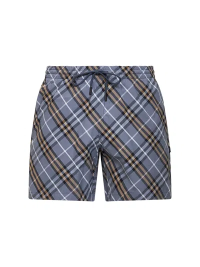 Burberry Blue Swim Check