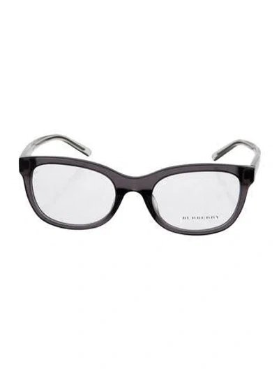 Pre-owned Burberry Wayfarer Eyeglasses In Black