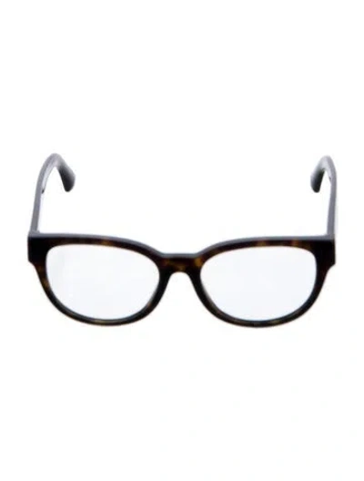 Pre-owned Burberry Wayfarer Eyeglasses In Black