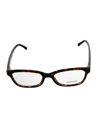 Pre-owned Burberry Wayfarer Eyeglasses In Brown