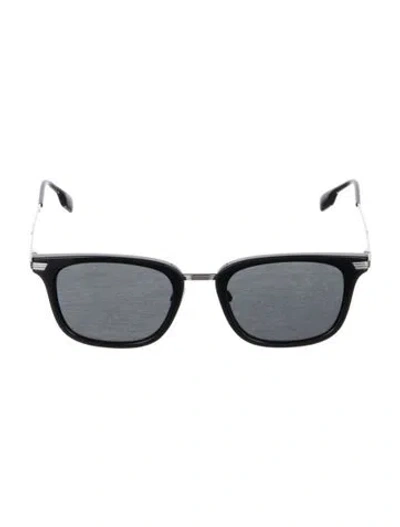 Pre-owned Burberry Wayfarer Tinted Sunglasses In Black