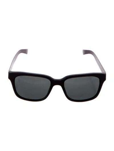 Pre-owned Burberry Wayfarer Tinted Sunglasses In Burgundy