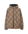 Burberry Reversible Vintage Check Jacket In Beige