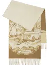 Burberry Westminster Cashmere Scarf In White