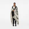 Burberry Westminster Wool Blanket In Monochrome