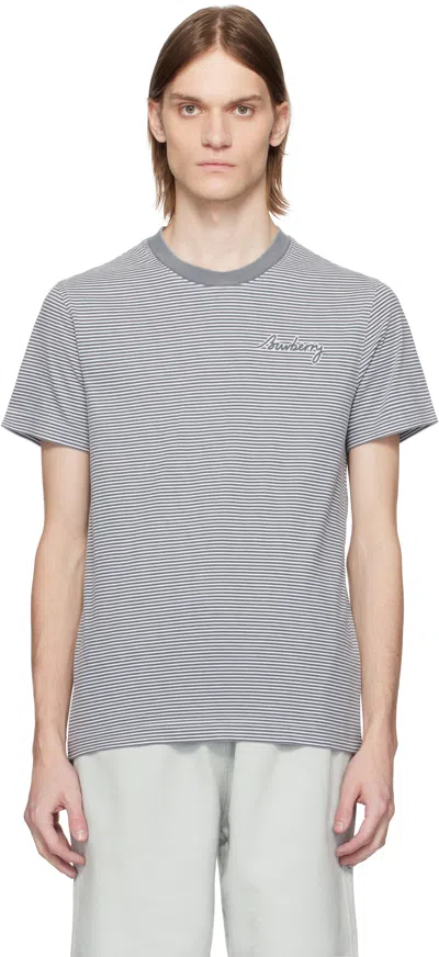 Burberry Logo T-shirt In Grey