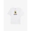 Burberry White T-shirt With Thomas Bear And Friends In White