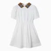 BURBERRY WHITE COTTON DRESS