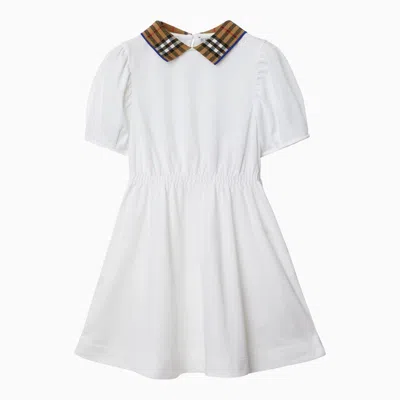 Burberry Kids' White Cotton Dress