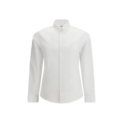 Burberry Men Cotton Oxford Shirt In White