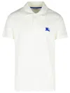 Burberry Men's Cotton Polo Shirt In White