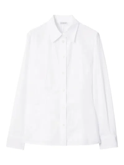 BURBERRY WHITE COTTON SHIRT