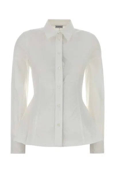 Burberry White Cotton Shirt
