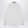 Burberry Cotton Poplin Shirt Buttoned Cuffs In White