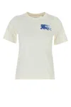 Burberry Cotton T-shirt With Short Sleeves And Graphic Print