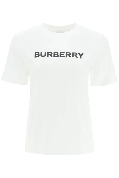 BURBERRY BURBERRY WHITE COTTON T-SHIRT