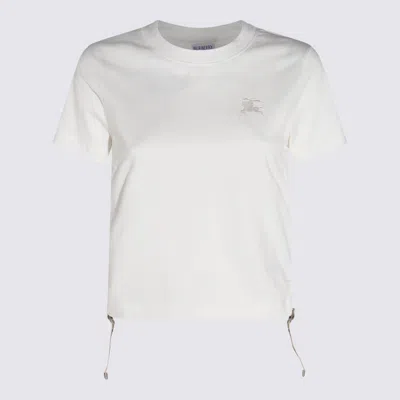 Burberry White Cotton T-shirt