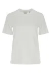 Burberry White Cotton T-shirt In White