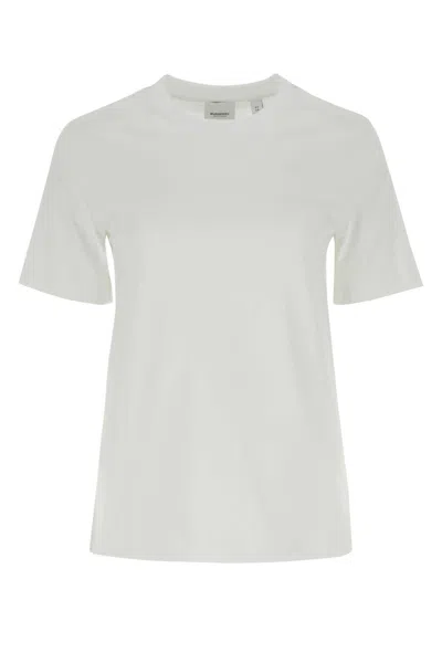 Burberry White Cotton T-shirt