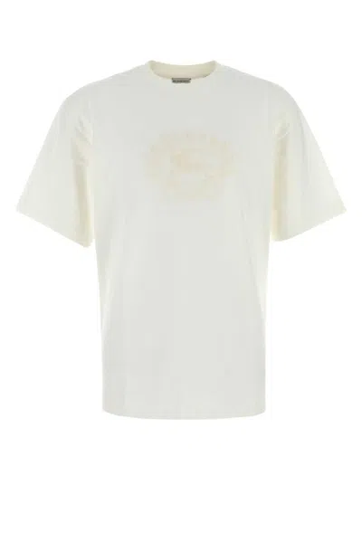 Burberry White Cotton T-shirt