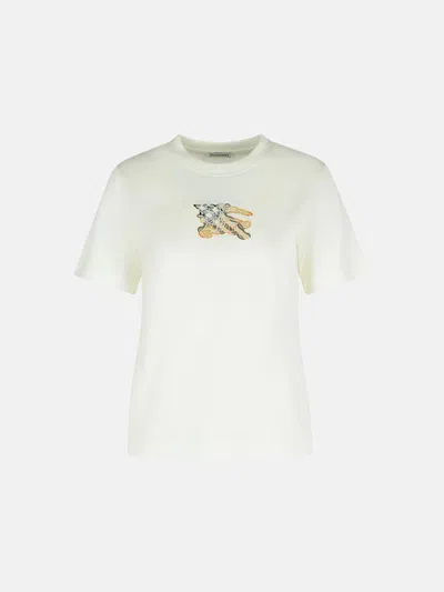 Burberry White Cotton T-shirt