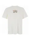Burberry Seth Ekd Cotton Jersey T-shirt In White