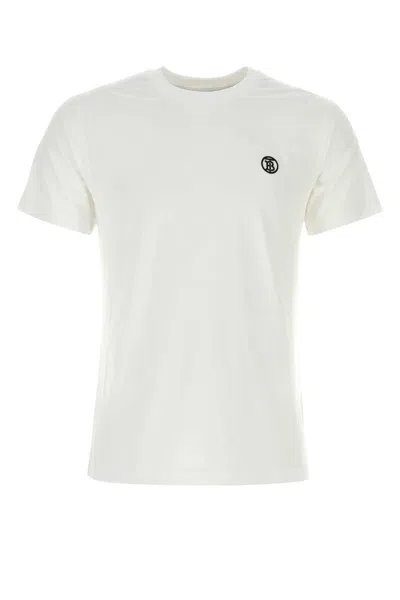 Burberry White Cotton T-shirt
