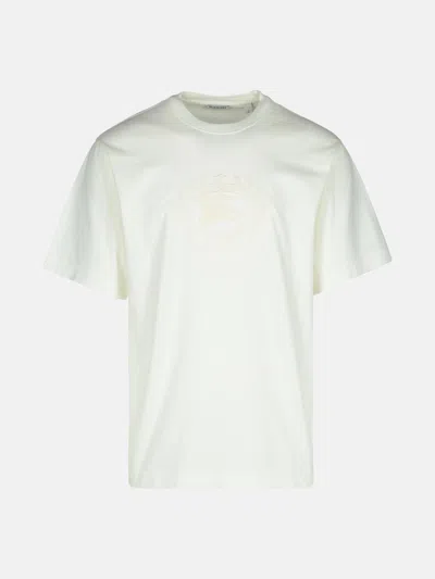 Burberry White Cotton T-shirt