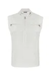Burberry High Neck Cotton Vest