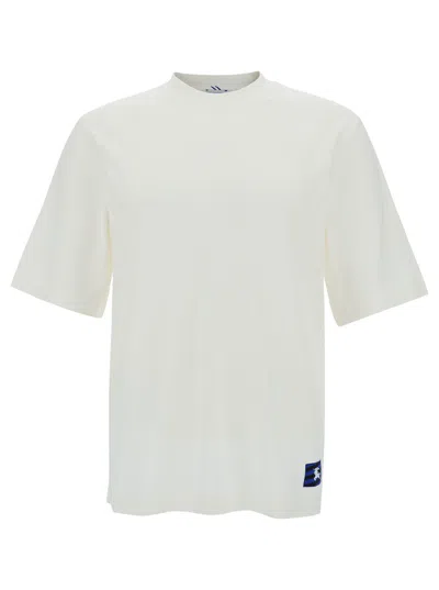 BURBERRY WHITE CREWNECK T-SHIRT