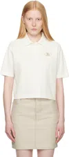 Burberry Cropped Cotton Polo Shirt