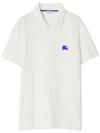 Burberry Polo Shirt With Ekd In White