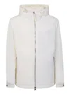 BURBERRY WHITE HOODED JACKET
