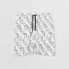 Burberry White Ip Pattern Bradeston Silk Shorts In White