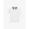 Burberry Polo  Kids Kinder Farbe Weiss In White