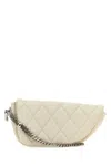 Burberry White Leather Shield Lock Shoulder Bag