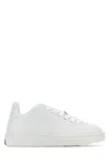 Burberry Women Box Sneaker In Leather In White