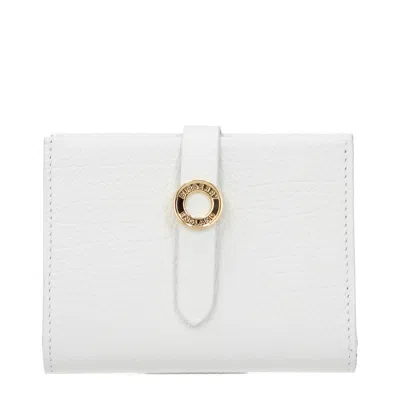 Burberry White Leather Wallet